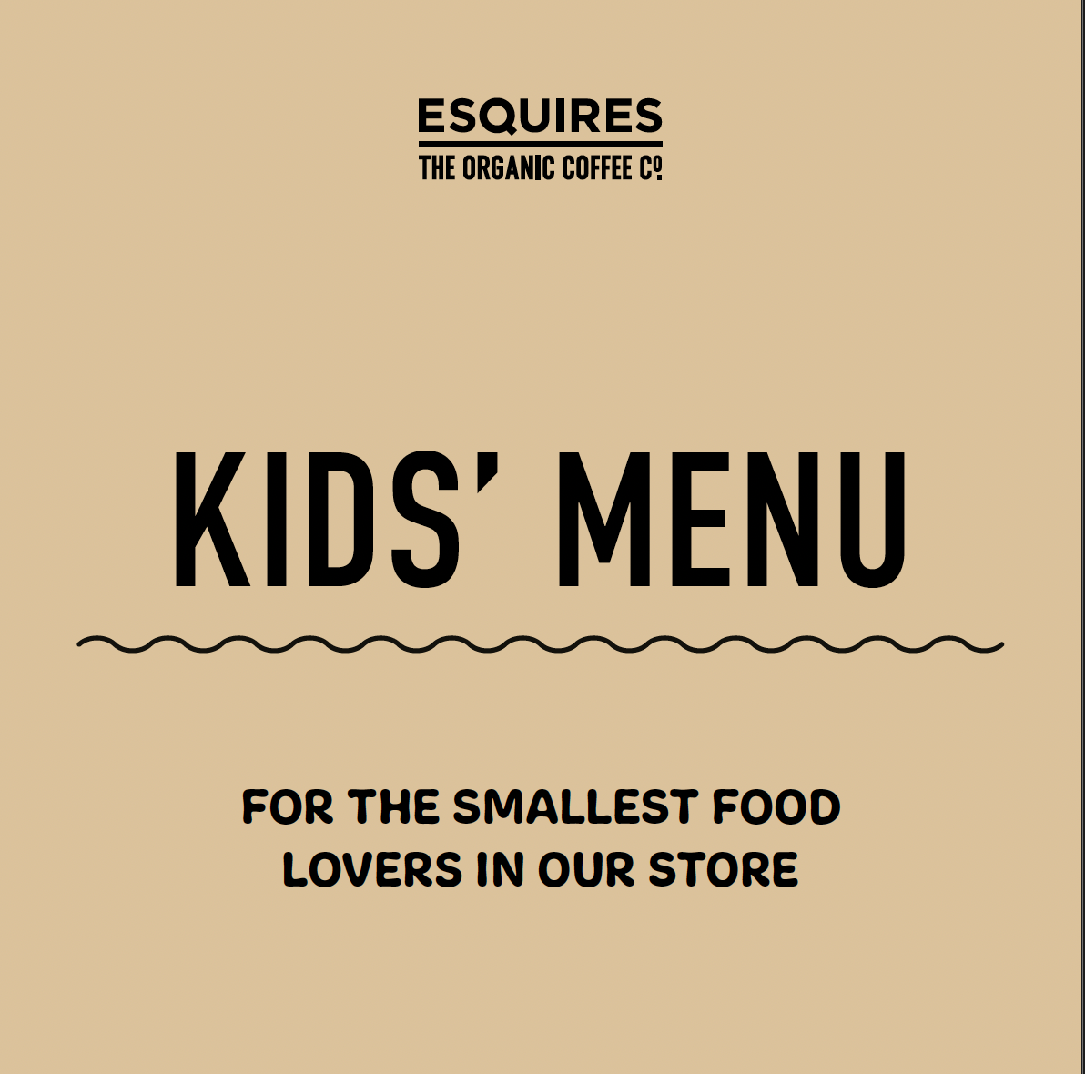 Kids Menu