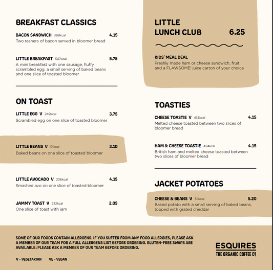 Kids Menu